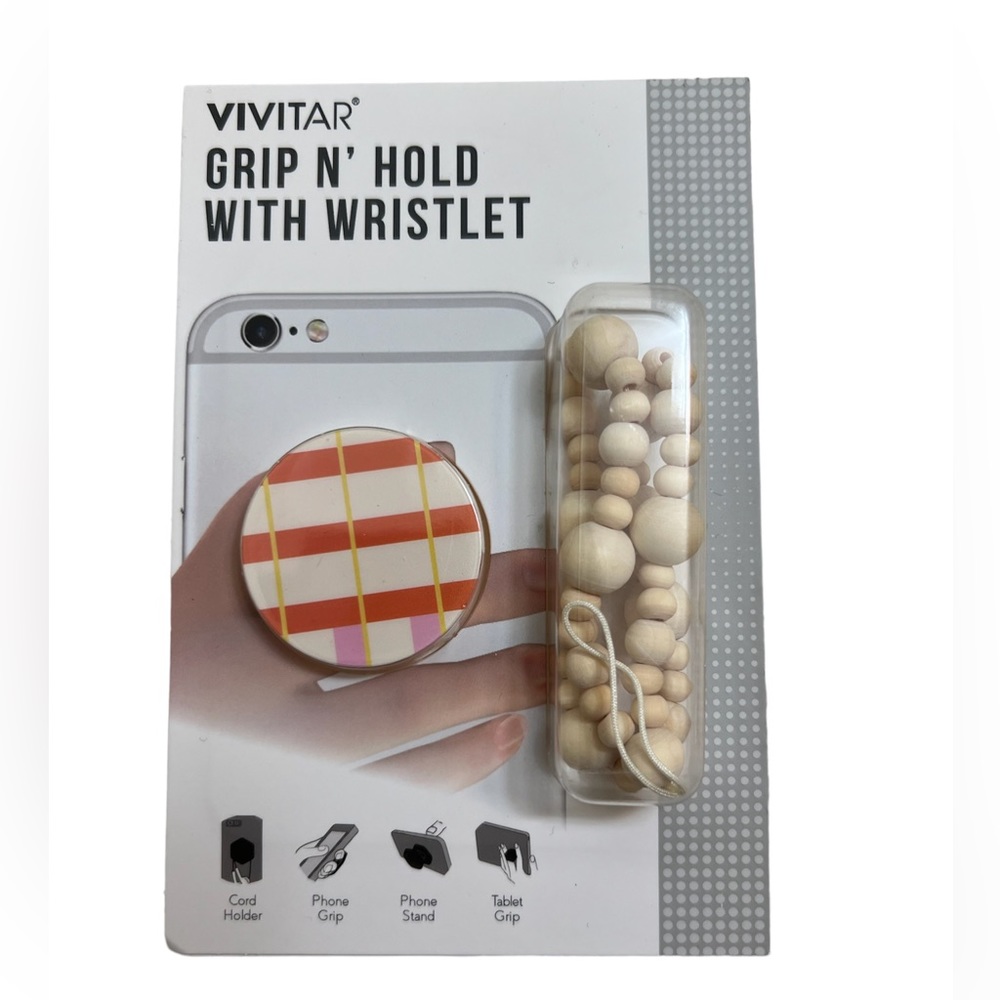 Target bullseye phone grip